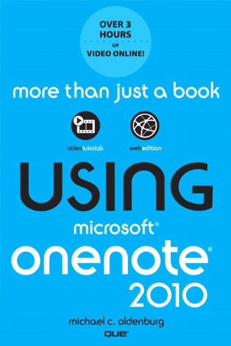Book Cover Using Microsoft OneNote 2010