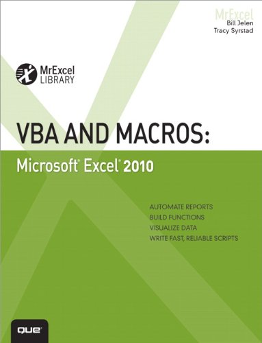 Book Cover VBA and Macros: Microsoft Excel 2010 (MrExcel Library)