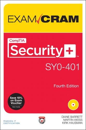 Book Cover CompTIA Security+ SY0-401 Exam Cram