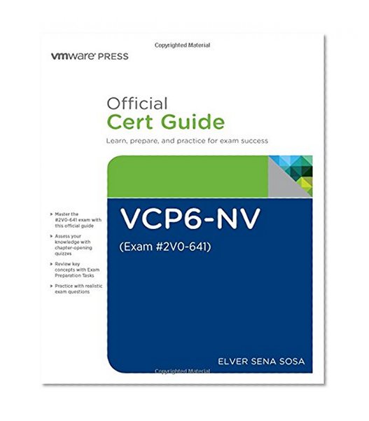 Book Cover VCP6-NV Official Cert Guide (Exam #2V0-641) (VMware Press Certification)