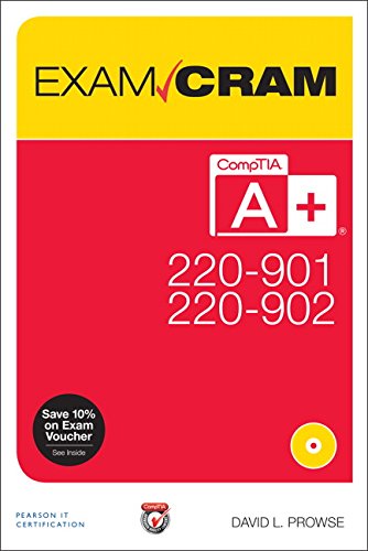 Book Cover CompTIA A+ 220-901 and 220-902 Exam Cram