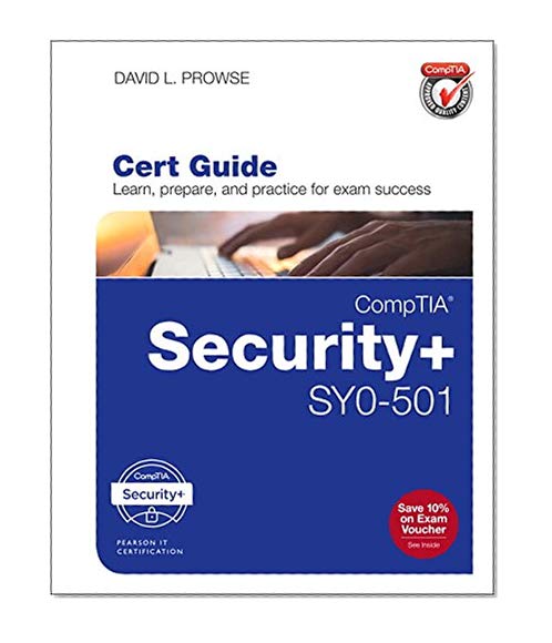 Book Cover CompTIA Security+ SY0-501 Cert Guide (4th Edition) (Certification Guide)