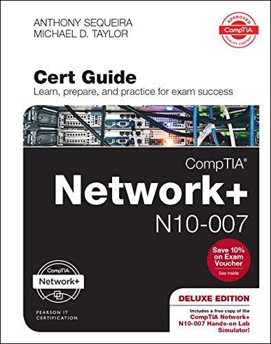 Book Cover CompTIA Network+ N10-007 Cert Guide, Deluxe Edition (Certification Guide)