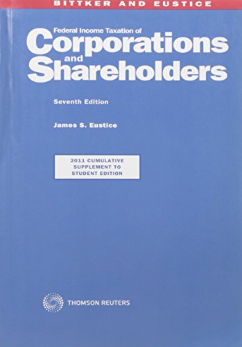 FED.INC.TAX.OF CORP.+SHARE.-W/'11 SUPP.