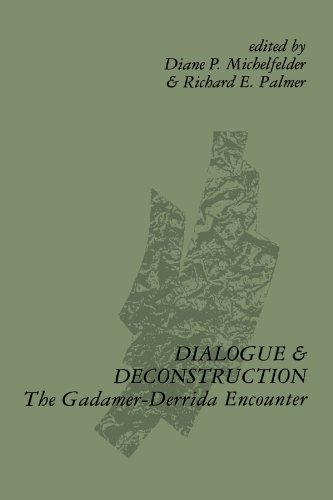 Book Cover Dialogue and Deconstruction: The Gadamer-Derrida Encounter (SUNY Series in Contemporary Continental Philosophy)