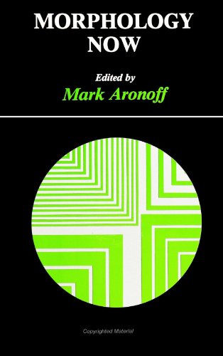 Morphology Now (Suny Series in Linguistics)
