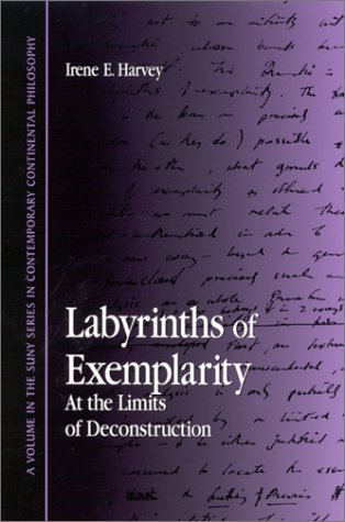Labyrinths of Exemplarity: At the Limits of Deconstruction (Suny Series in Contemporary Continental Philosophy)