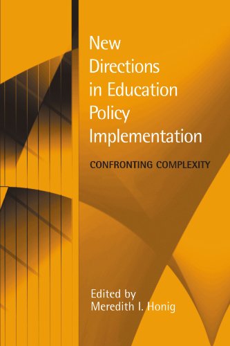 Book Cover New Directions in Education Policy Implementation: Confronting Complexity