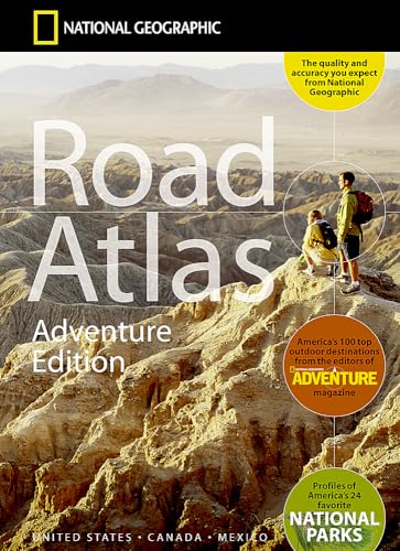 Book Cover National Geographic Road Atlas 2022: Adventure Edition [United States, Canada, Mexico]