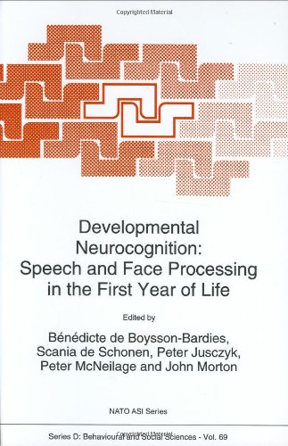 Developmental Neurocognition: Speech and Face Processing in the First Year of Life (Nato Science Series D: (closed))