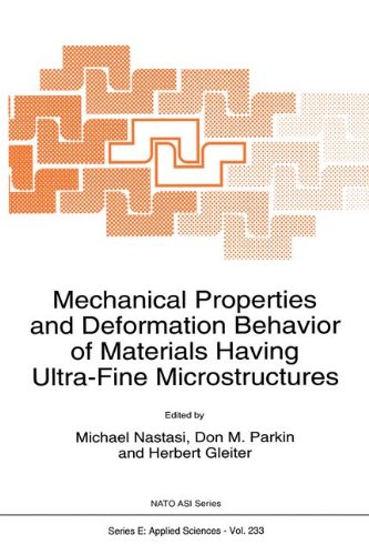 Mechanical Properties and Deformation Behavior of Materials having Ultra-Fine Microstructures (NATO Science Series E: (closed))