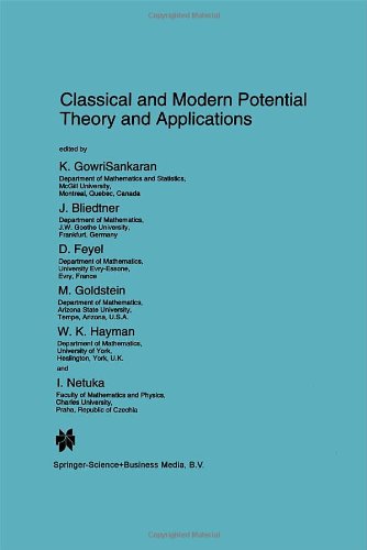 Classical and Modern Potential Theory and Applications (Nato Science Series C (closed):)