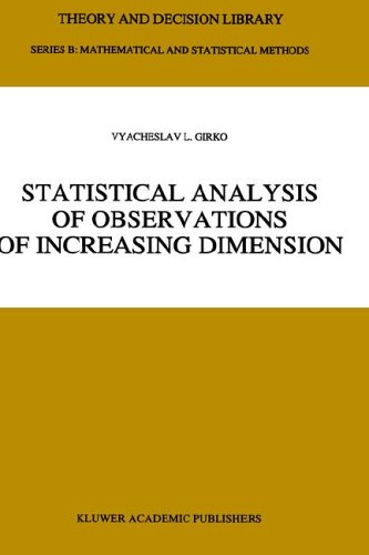 Statistical Analysis of Observations of Increasing Dimension (Theory and Decision Library B)