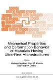 Mechanical Properties and Deformation Behavior of Materials having Ultra-Fine Microstructures (NATO Science Series E: (closed))
