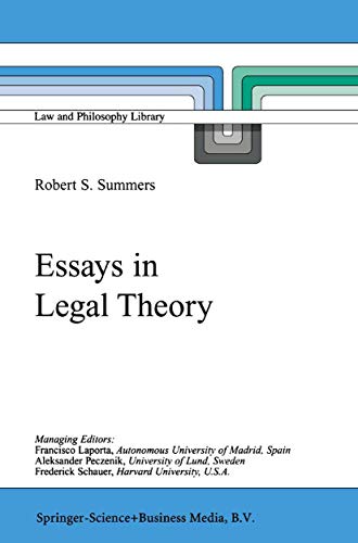Essays in Legal Theory (Law and Philosophy Library)