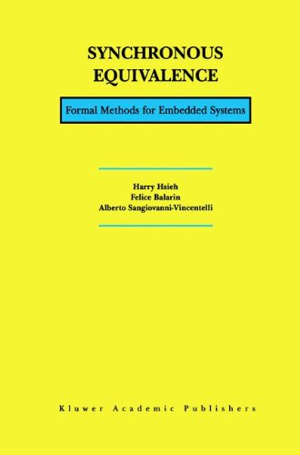 Synchronous Equivalence: Formal Methods for Embedded Systems