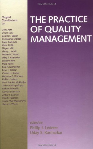 Practice of Quality Management