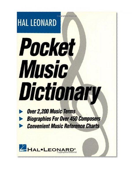 Book Cover The Hal Leonard Pocket Music Dictionary