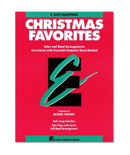 Book Cover Essential Elements Christmas Favorites: Eb Alto Saxophone