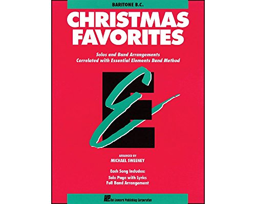 Book Cover Essential Elements Christmas Favorites: Baritone B.C.