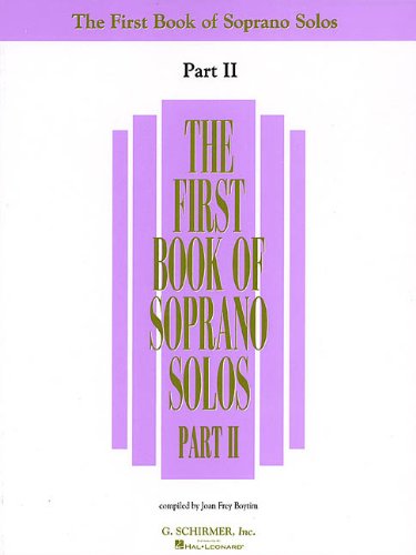 The First Book of Soprano Solos - Part II