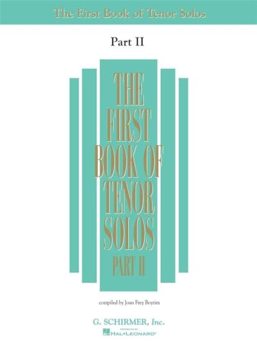 The First Book of Tenor Solos - Part II