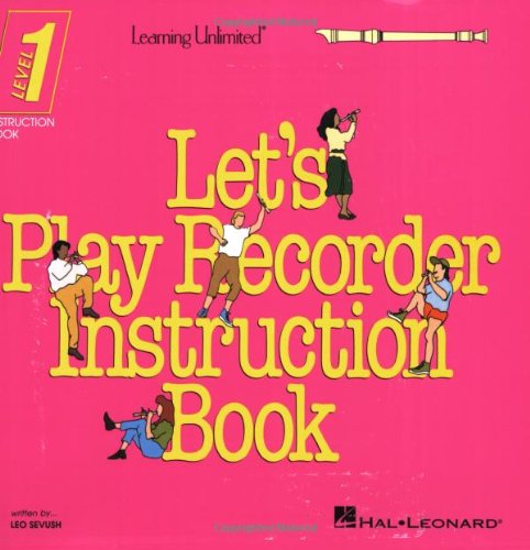 Learning Unlimited Let's Play Recorder instruction book