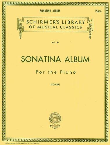 Book Cover Sonatina Album: Schirmer Library of Classics Volume 51 Piano Solo (Schirmer's Library of Musical Classics)