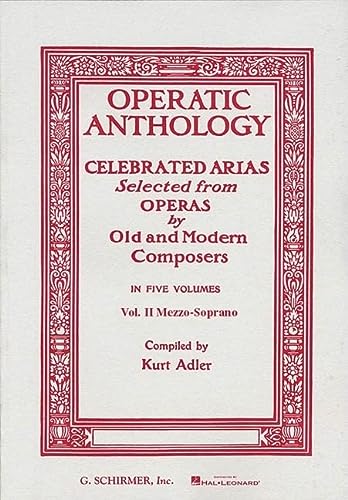 Book Cover Operatic Anthology, Vol. 2: Mezzo-Soprano and Alto