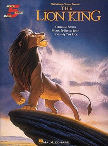Lion King The For Five Finger Piano