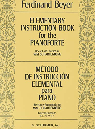 Book Cover Elementary Instruction Book for the Pianoforte/Metodo de Instruccion Elemental para Piano