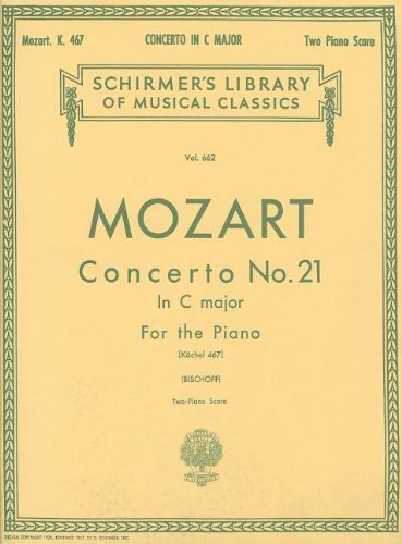 Mozart: Concerto No. 21 in C Major, Piano Score K.467