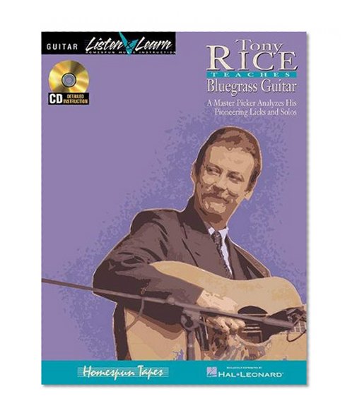 TONY RICE TEACHES BLUEGRASS  GUITAR BK/CD