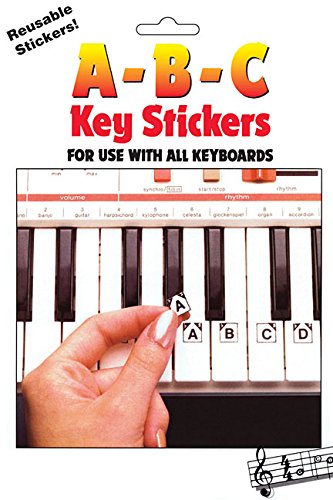 Book Cover ABC Keyboard Stickers