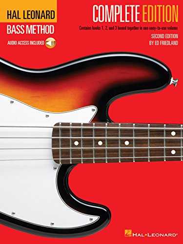Book Cover Hal Leonard Bass Method - Complete Edition: Books 1, 2 And 3 Bound Together In One Easy-To-Use Volume! Bk/Online Audio
