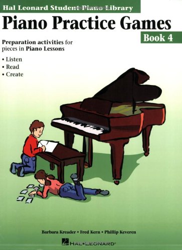 Book Cover PIANO PRACTICE GAMES BOOK 4  HLSPL (Hal Leonard Student Piano Library)