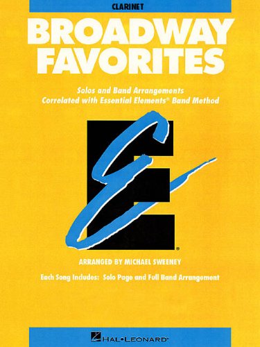 Book Cover Essential Elements Broadway Favorites: Bb Clarinet