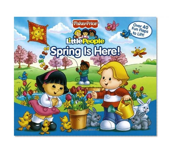 Fisher-Price Little People Lift the Flap Book Spring is Here!