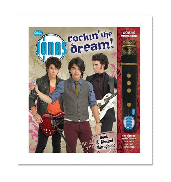 JONAS Rockin' the Dream Book and Musical Microphone (Disney Jonas Brothers)