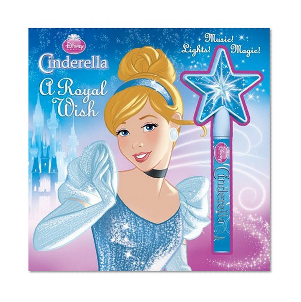 Disney Princess Cinderella A Royal Wish: Storybook and Wand (Musical Toy)