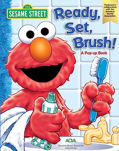 Book Cover Sesame Street Ready, Set, Brush! A Pop-Up Book
