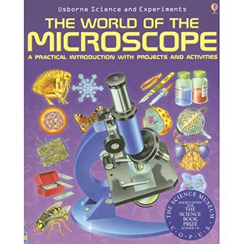 Book Cover AmScope The World of the Microscope - A Practical Introduction with Projects and Activities