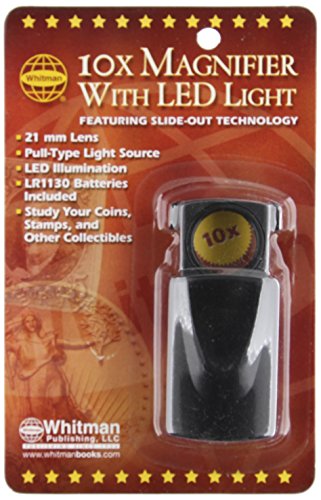 Whitman 10x Retractable Magnifier with Light
