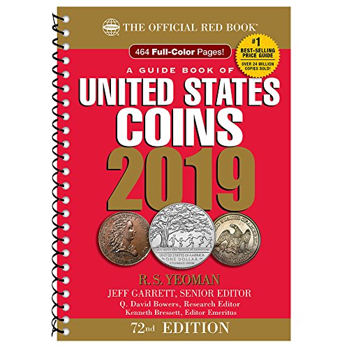 Book Cover 2019 Official Red Book of United States Coins - Spiral Bound