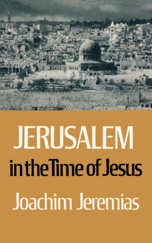 Book Cover Jerusalem in the Time of Jesus: An Investigation into Econ./Social Conditions during New Test. Period