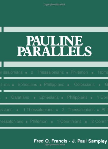 Pauline Parallels (Foundations & Facets: New Testament Series)