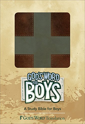 GW God's Word for Boys Brown/Slate, Cross Design Duravella