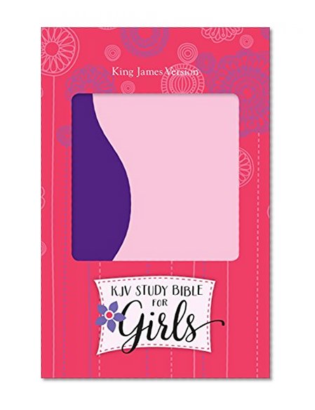 KJV Study Bible for Girls Purple/Pink Duravella