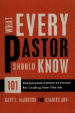 What Every Pastor Should Know: 101 Indispensable Rules of Thumb for Leading Your Church