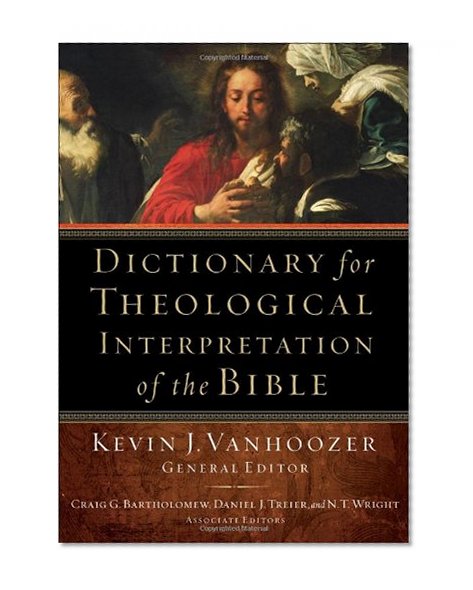 Book Cover Dictionary for Theological Interpretation of the Bible